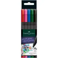 Faber-Castell: Zestaw cienkopisów Grip 0,4 mm, 5 sztuk
