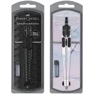 Faber-Castell: Zestaw cyrkli S&amp;V z szybkim ustawianiem, dostępny w dwóch wariantach, 1 szt.