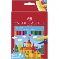Faber-Castell: Zestaw flamastrów Castle 12 sztuk