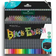 Faber-Castell: Zestaw kolorowych kredek Black Edition, 100 sztuk