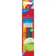 Faber-Castell: Zestaw kolorowych kredek Grip 2001, 6 sztuk