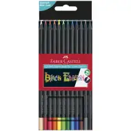 Faber-Castell: Zestaw kolorowych ołówków Black Edition 12 sztuk