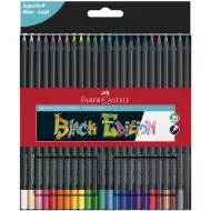 Faber-Castell: Zestaw kolorowych ołówków Black Edition 24 sztuki