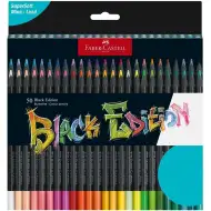 Faber-Castell: Zestaw kredek Black Edition, 50 sztuk