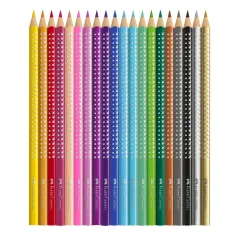 Faber-Castell: Zestaw kredek Sparkle – 20 sztuk w metalowym ozdobnym pudełku zdjęcie 4