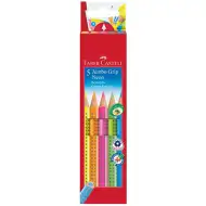 Faber-Castell: Zestaw kredek kolorowych GRIP Jumbo Neon - 5 szt.