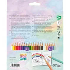 Faber-Castell: Zestaw kredek kolorowych z motywem zamku 18+6 sztuk zdjęcie 2