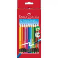 Faber-Castell: Zestaw kredek ołówkowych z gumką, 12 sztuk