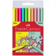 Faber-Castell: Zestaw markerów Grip neon i pastel 5+5 sztuk