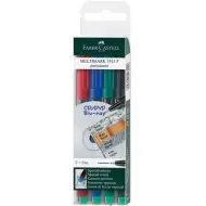 Faber-Castell: Zestaw markerów alkoholowych Multimark 0,6 mm, 4 szt.