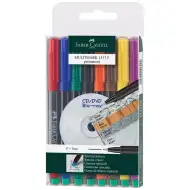 Faber-Castell: Zestaw markerów alkoholowych Multimark F 0,6 mm – 8 szt.