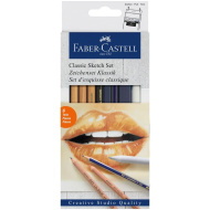 Faber-Castell: Zestaw monochromatycznych ołówków szkicowych, 8 sztuk