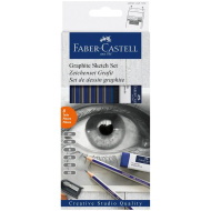 Faber-Castell: Zestaw ołówków szkicowych grafitowych, 8 sztuk