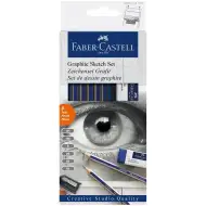 Faber-Castell: Zestaw ołówków szkicowych grafitowych, 8 sztuk