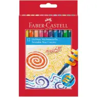 Faber-Castell: Zestaw świecowych kredek obrotowych, 12 sztuk