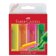 Faber-Castell: Zestaw zakreślaczy wielokrotnego napełniania 1546, 4 szt.