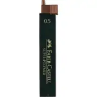 Faber-Castell: wkłady do ołówków, 12 sztuk, 0,5 mm, 2H