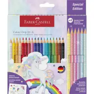 Faber-Castell: zestaw 24 kredek GRIP z 6 pastelowymi kolorami