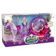 Fantasy Carriage Księżniczka z powozem, koniem i lalką