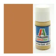 Farba modelarska Italeri Flat US Army/Mar.Gulf Armor Sand (4812AP) - Matowy piaskowy kolor pancerza US Army/Mar.Gulf na pustyni, 20 ml