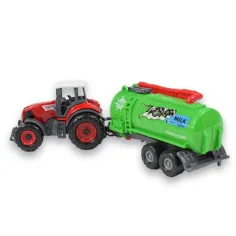 Farm Set: Rolniczy traktor z przyczepą w czterech wariantach 22cm zdjęcie 2
