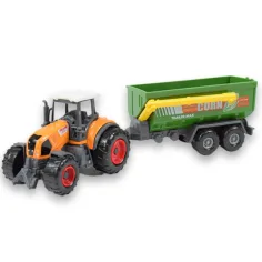 Farm Set: Rolniczy traktor z przyczepą w czterech wariantach 22cm zdjęcie 4