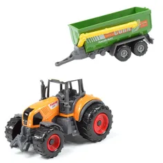 Farm Set: Rolniczy traktor z przyczepą w czterech wariantach 22cm zdjęcie 5