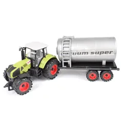 Farm Truck Series: Czerwony lub zielony traktor z zbiornikiem na wodę 46 cm zdjęcie 5