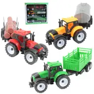 Farmer Truck: Zestaw 3 pojazdów rolniczych z przyczepą 28 cm