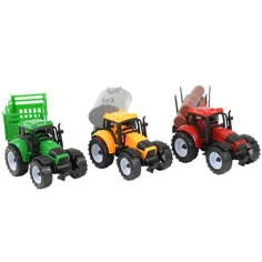 Farmer Truck: Zestaw 3 pojazdów rolniczych z przyczepą 28 cm zdjęcie 5