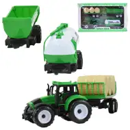 Farmer Truck: Zestaw traktorów rolniczych z przyczepami 28 cm
