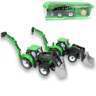 Farmer Truck: Zielony ładowacz koparkowy traktor w dwóch wersjach 39 cm