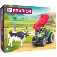 Faunica: Zestaw do zabawy Traktor z bykiem - Woodyland
