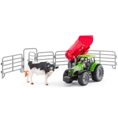 Faunica: Zestaw do zabawy Traktor z bykiem - Woodyland zdjęcie 2