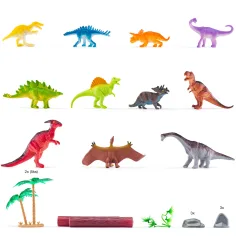 Faunica: Zestaw do zabawy z dinozaurami w wiaderku - Woodyland zdjęcie 2