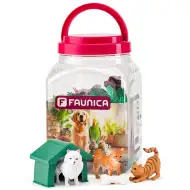 Faunica: Zestaw do zabawy z domowymi zwierzętami w wiaderku - Woodyland