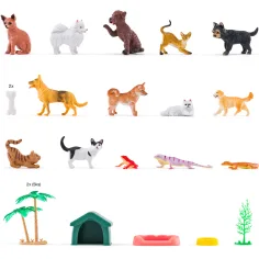 Faunica: Zestaw do zabawy z domowymi zwierzętami w wiaderku - Woodyland zdjęcie 2