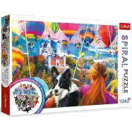 Festiwal balonów na ogrzane powietrze 1040-elementowa układanka spiralna - Trefl