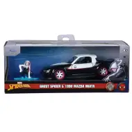 Figurka Marvel Ghost Spider i model samochodu 1990 Mazda Miata 1/32 - Simba Toys