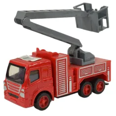 Fire Rescue: Ciężarówka straży pożarnej z napędem kinetycznym, różne modele, 9,5 cm, 1 sztuka zdjęcie 4