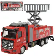 Fire Rescue: Strażacki wóz z koszem podnośnikowym napędzany kołem zamachowym 19 cm