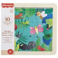 Fisher-Price: Leśne owady drewniana układanka - Mattel