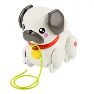 Fisher-Price: Mały Piesek Spacerowy Mops - Mattel