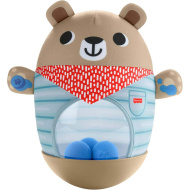 Fisher-Price: Miś nieprzewracajka dla niemowląt - Mattel