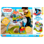 Fisher-Price: Mój pierwszy zestaw stołu kolejowego Tomek i przyjaciele – Mattel