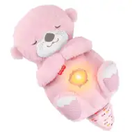 Fisher-Price: Różowa wydra do drzemania z funkcjami - Mattel