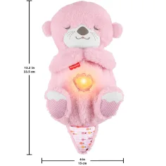 Fisher-Price: Różowa wydra do drzemania z funkcjami - Mattel zdjęcie 3