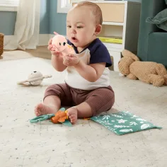Fisher-Price: Sensimals Witaj zmysły 4-częściowy zestaw zabawek dla niemowląt - Mattel zdjęcie 4