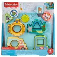 Fisher-Price: Układanka Forma i Pojazd zabawka dla niemowląt - Mattel