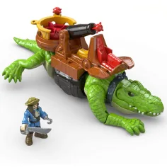 Fisher-Price: Zestaw zabawkowy Imaginext krokodyl i Kapitan Hak - Mattel zdjęcie 2